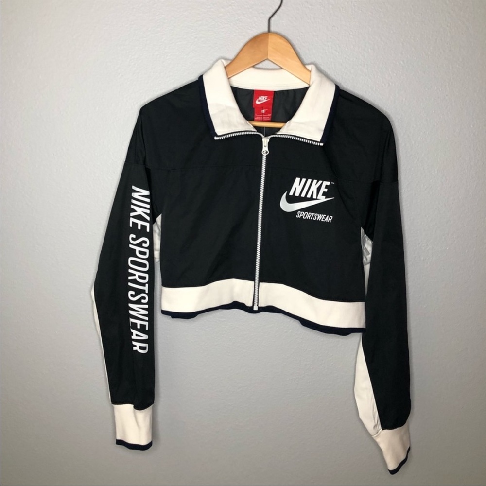 NIKE SPORTSWEAR CROPPED TRACK JACKET S